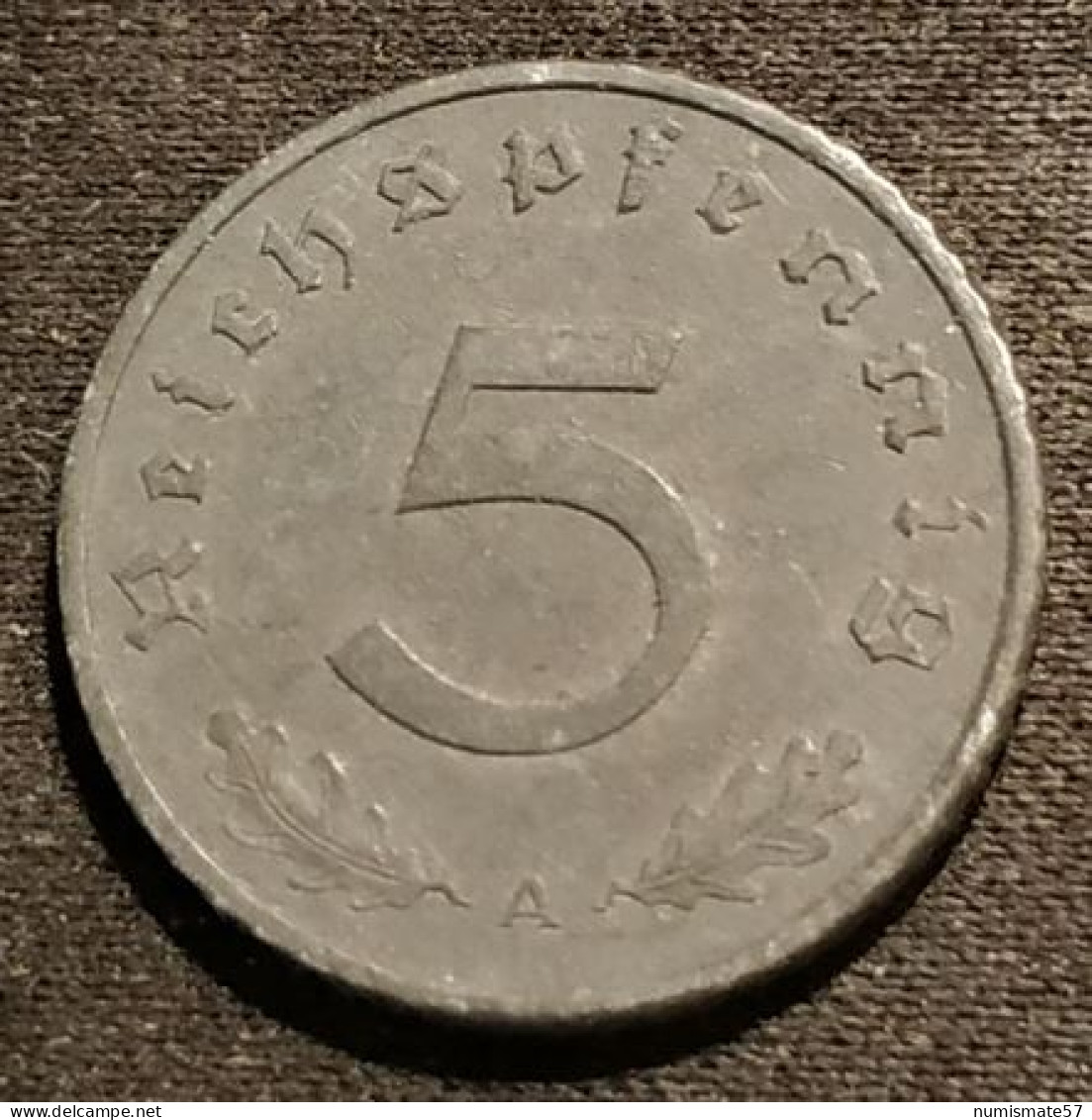 ALLEMAGNE - GERMANY - 5 REICHSPFENNIG 1941 A - Zinc - KM 100 - 5 Reichspfennig