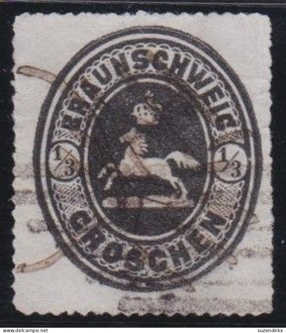 Braunschweig      -     Michel   -   17  (2 Scans)    -  Stempel?    -    O     -    Gestempelt - Brunswick