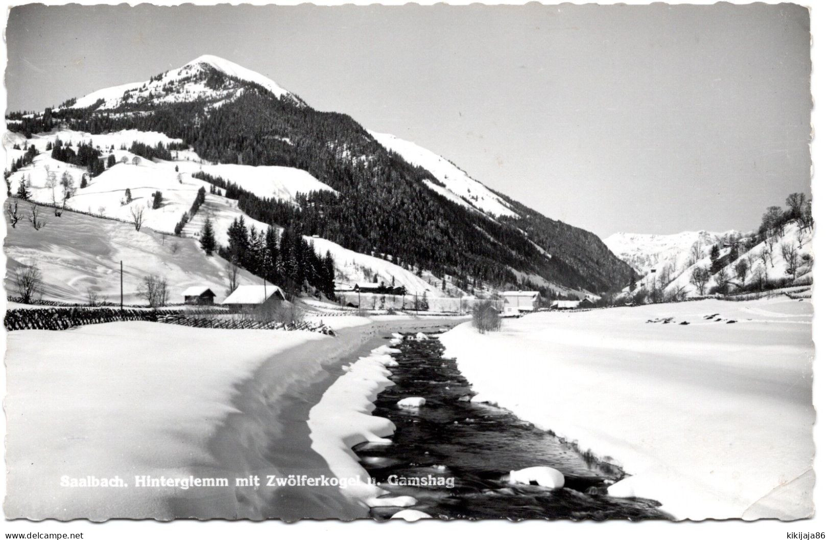 SAALBACH  CPA Hinterglemm Mit Zwolferkogel U Gamshag - Saalbach