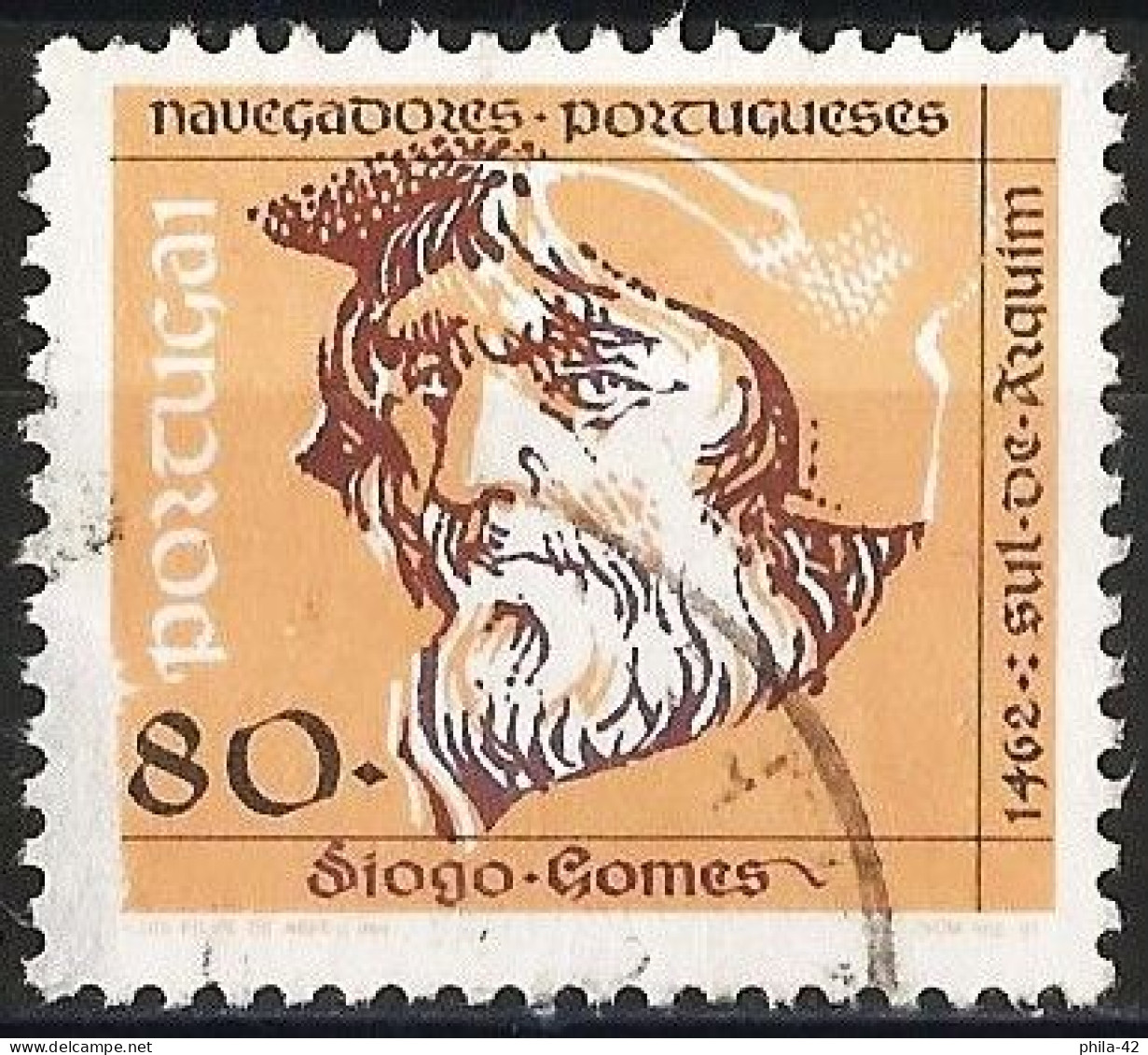 Portugal 1991 - Mi 1857 - YT 1838 ( Explorer, Diogo Gomes  ) - Used Stamps