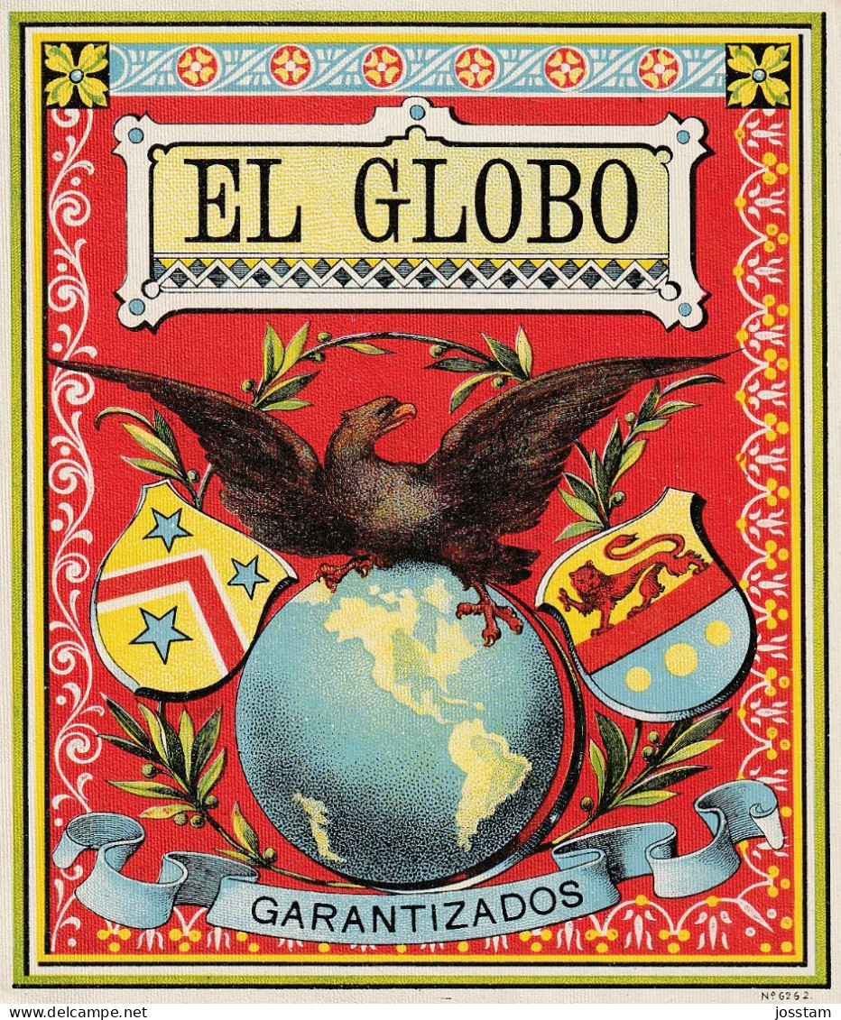 Cigar Label  No 1952    Sigarenbanden Vitolas ,  Etiquette - Labels