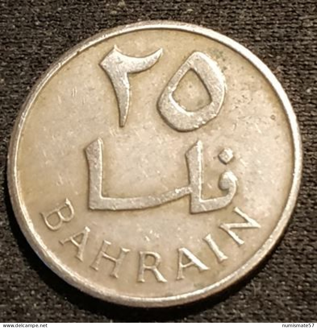 BAHREIN - BAHRAIN - 25 FILS 1965 ( 1385 ) - Issa Ben Salmane - KM 4 - Bahrein