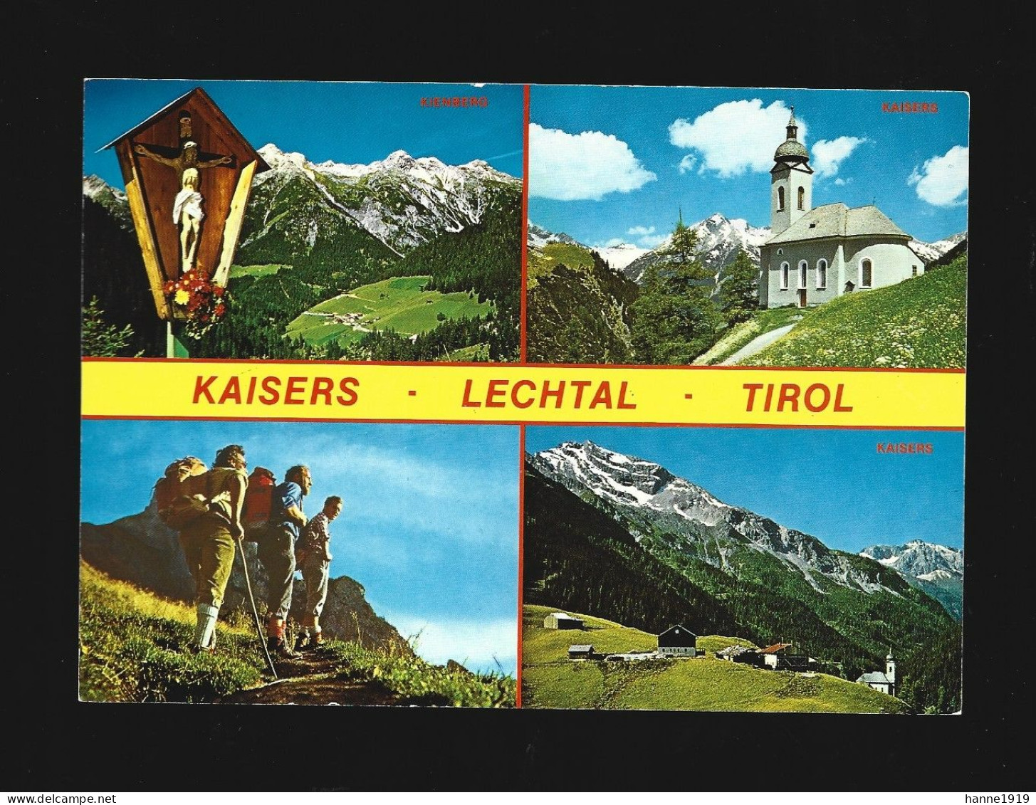 Kaisers Im Lechtal Tirol Photo Carte AK Osterreich Htje - Lechtal