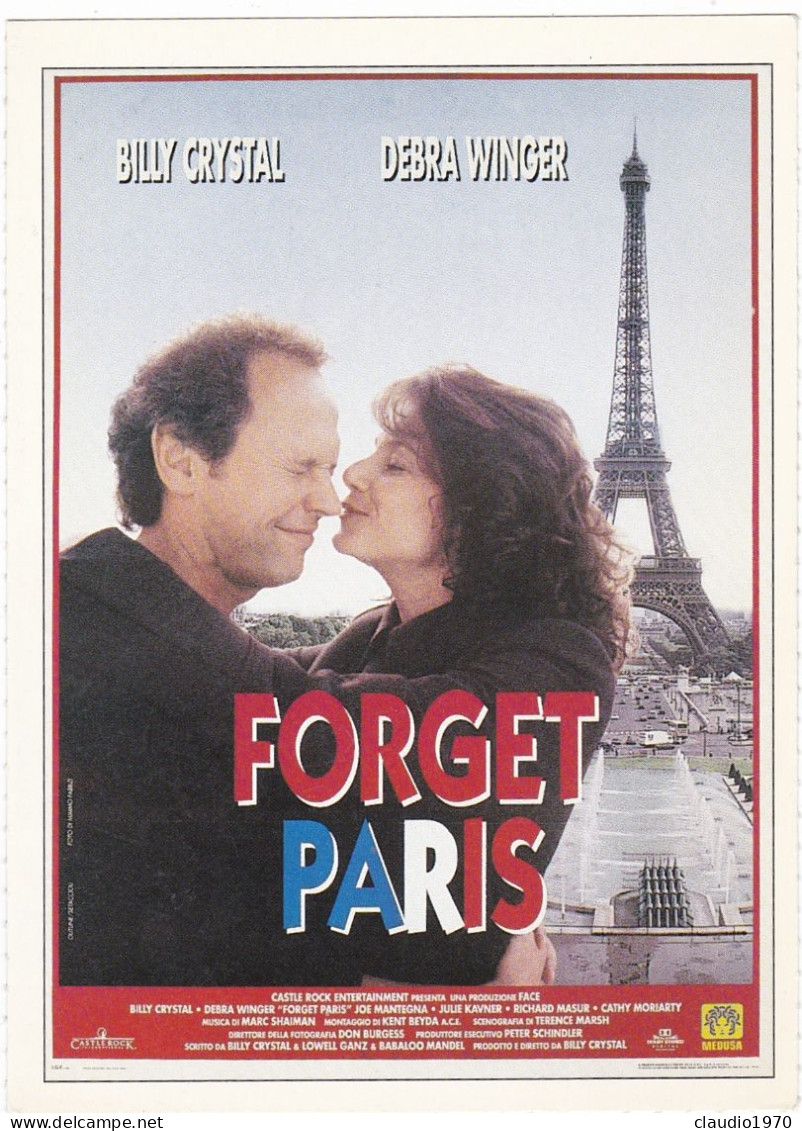 CINEMA - FORGENT PARIS - 1995 - PICCOLA LOCANDINA CM. 14X10 - Publicité Cinématographique