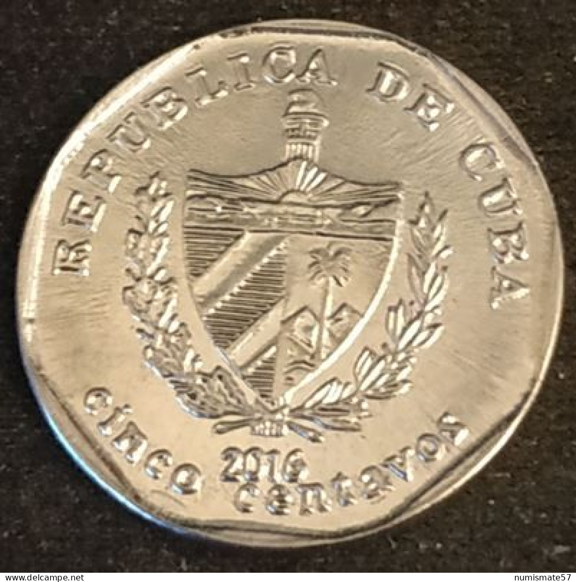 CUBA - 5 CENTAVOS 2016 - KM 575.2 - CASA COLONIAL - Kuba