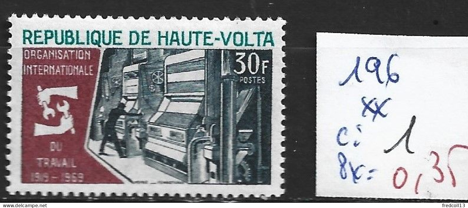 HAUTE-VOLTA 196 ** Côte 1 € - IAO