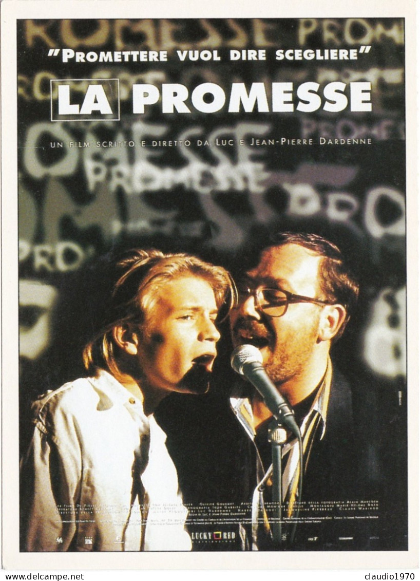 CINEMA - LA PROMESSO - 1996 - PICCOLA LOCANDINA CM. 14X10 - Pubblicitari