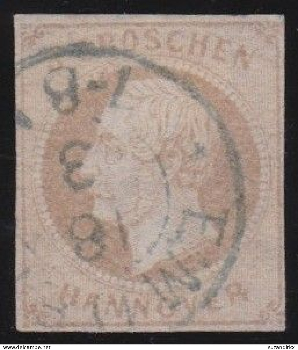Hannover       -     Michel   -   19  (2 Scans)  -       O       -    Gestempelt - Hanovre