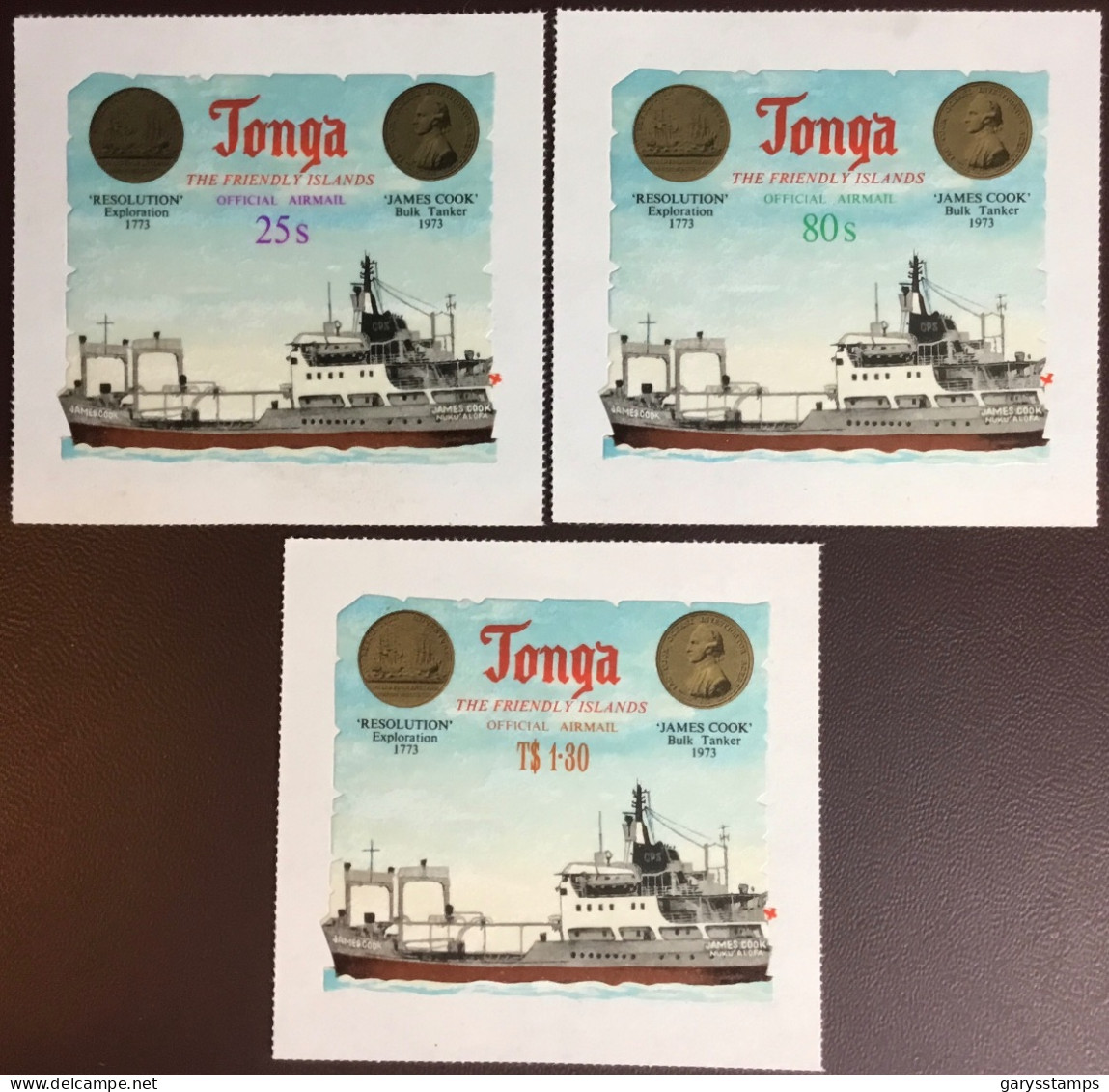 Tonga 1973 Cook Bicentennial Official Set MNH - Tonga (1970-...)