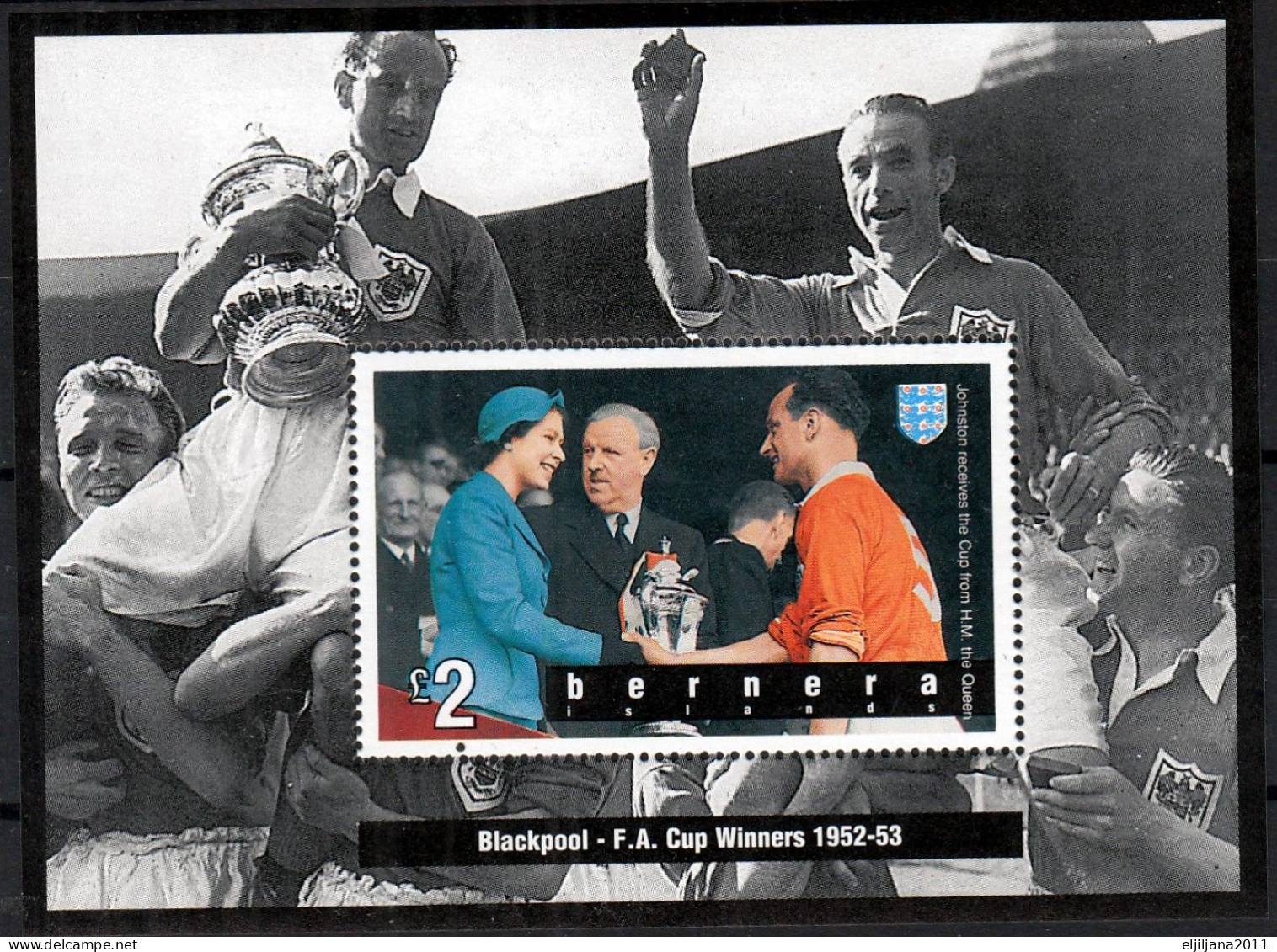 ⁕ GB 1995 UK ⁕ Football Stamp DAVAAR, GAIRSAY, EASDALE, BERNERA ⁕ Locals / Cinderella - See Scan - Emisiones Locales