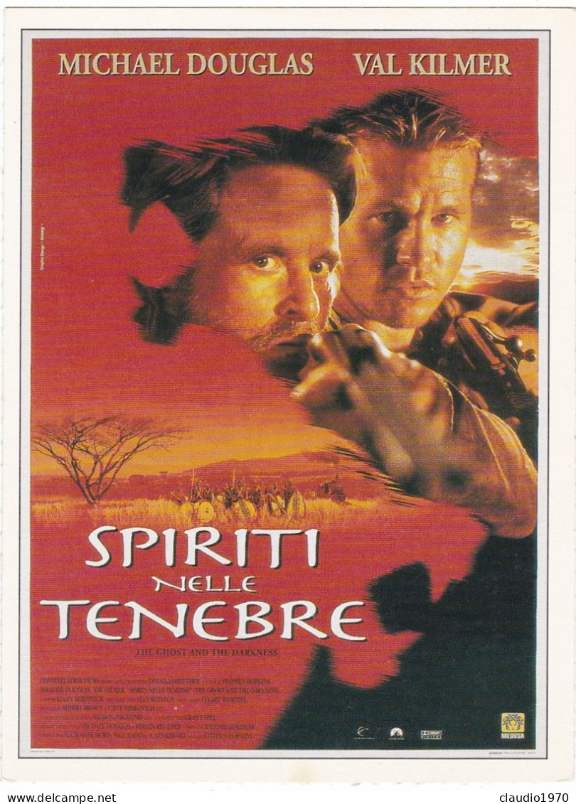 CINEMA - SPIRITI NELLE TENEBRE- 1996 - PICCOLA LOCANDINA CM. 14X10 - Werbetrailer