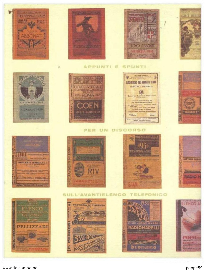 Vecchio Libro - Telecom Appunti Sull' Avantielenco - Kataloge & CDs