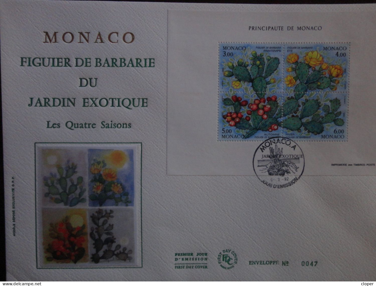 MONACO. PREMIER JOUR. DE LUXE. - Used Stamps