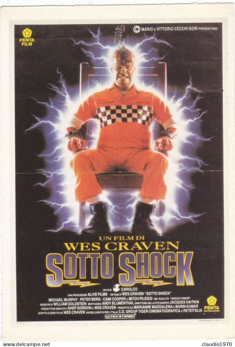 CINEMA - SOTTO SHOCK- 1989 - PICCOLA LOCANDINA CM. 14X10 - Cinema Advertisement