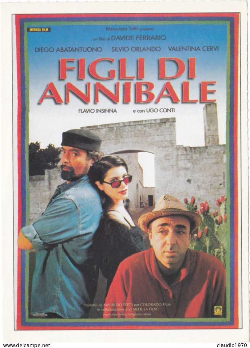 CINEMA - FIGLIO DI ANNIBALE - 1998 - PICCOLA LOCANDINA CM. 14X10 - Cinema Advertisement