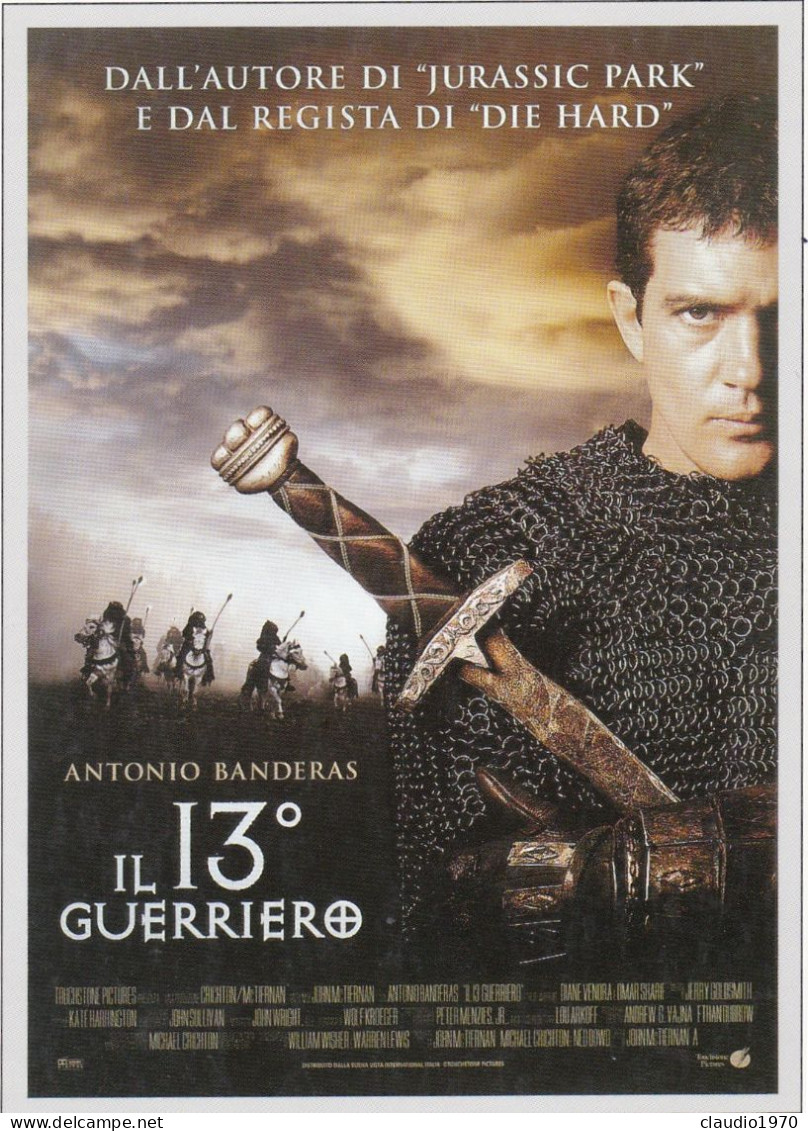 CINEMA - IL 13° GUERRIERO - 1999 - PICCOLA LOCANDINA CM. 14X10 - Cinema Advertisement