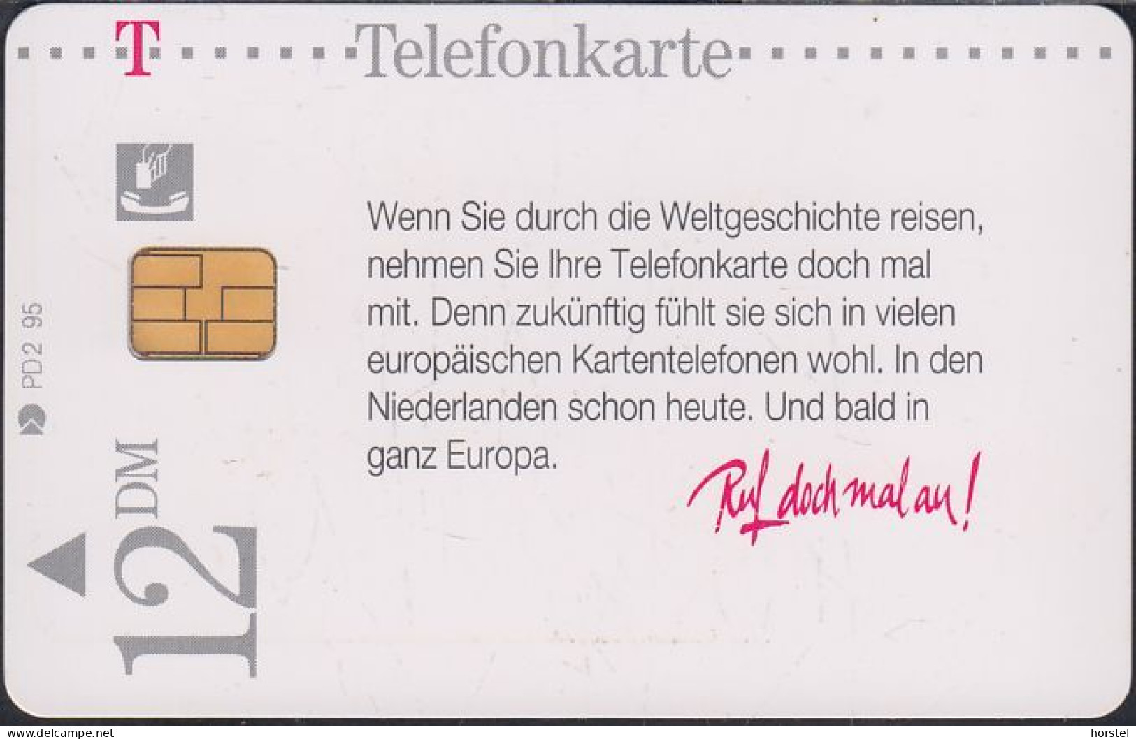 GERMANY PD2/95 - Reisekoffer - Stanznummer 5507 - Modul 32 - P & PD-Series: Schalterkarten Der Dt. Telekom