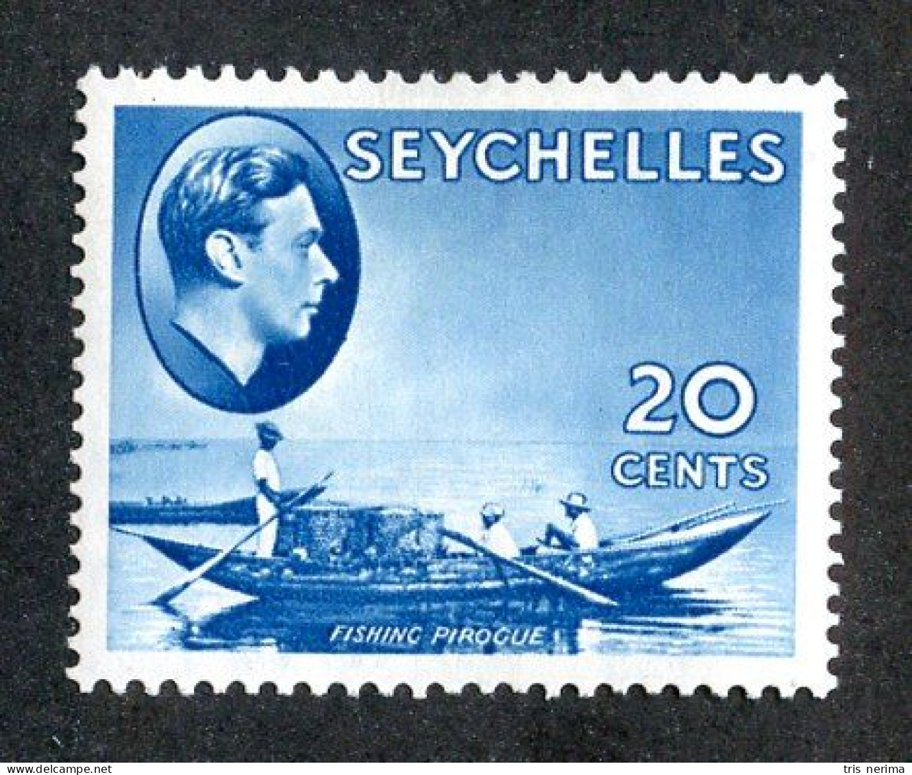 8192 BCXX 1941 Seychelles Scott # 135 MLH* Cv$27.50 - Seychelles (...-1976)