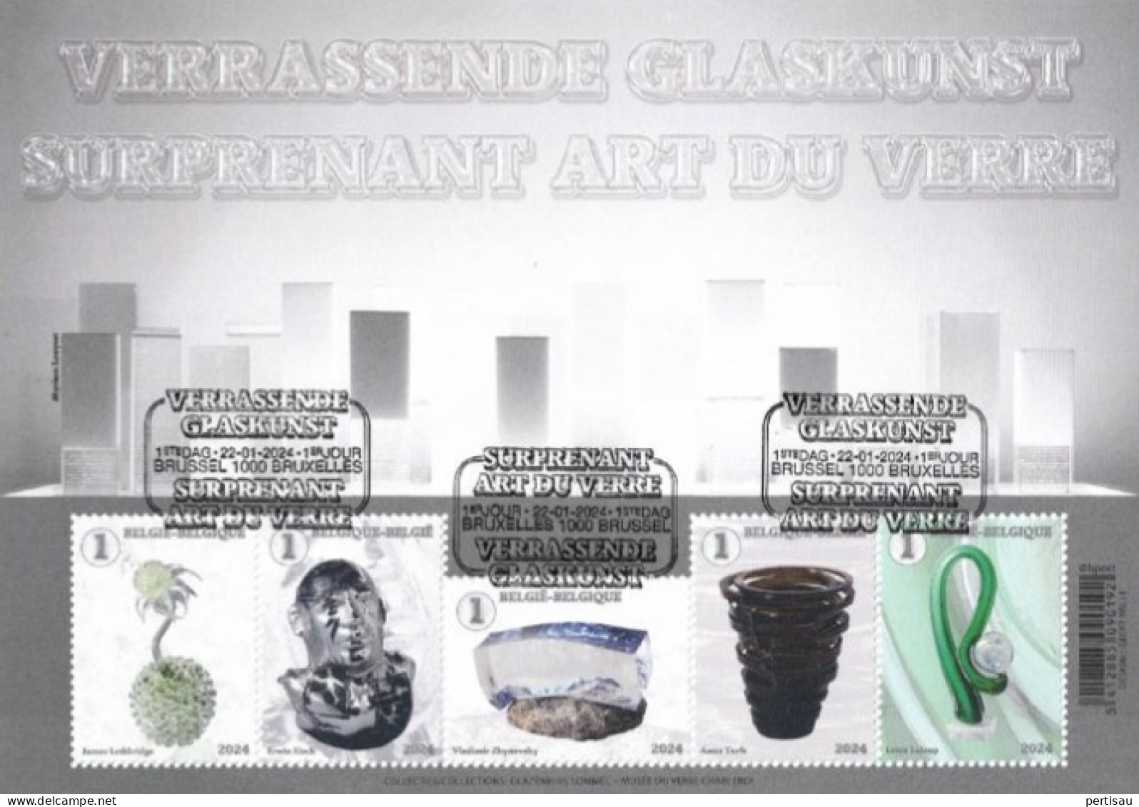Glaskunst Uitgiftestempel 2024 - Used Stamps