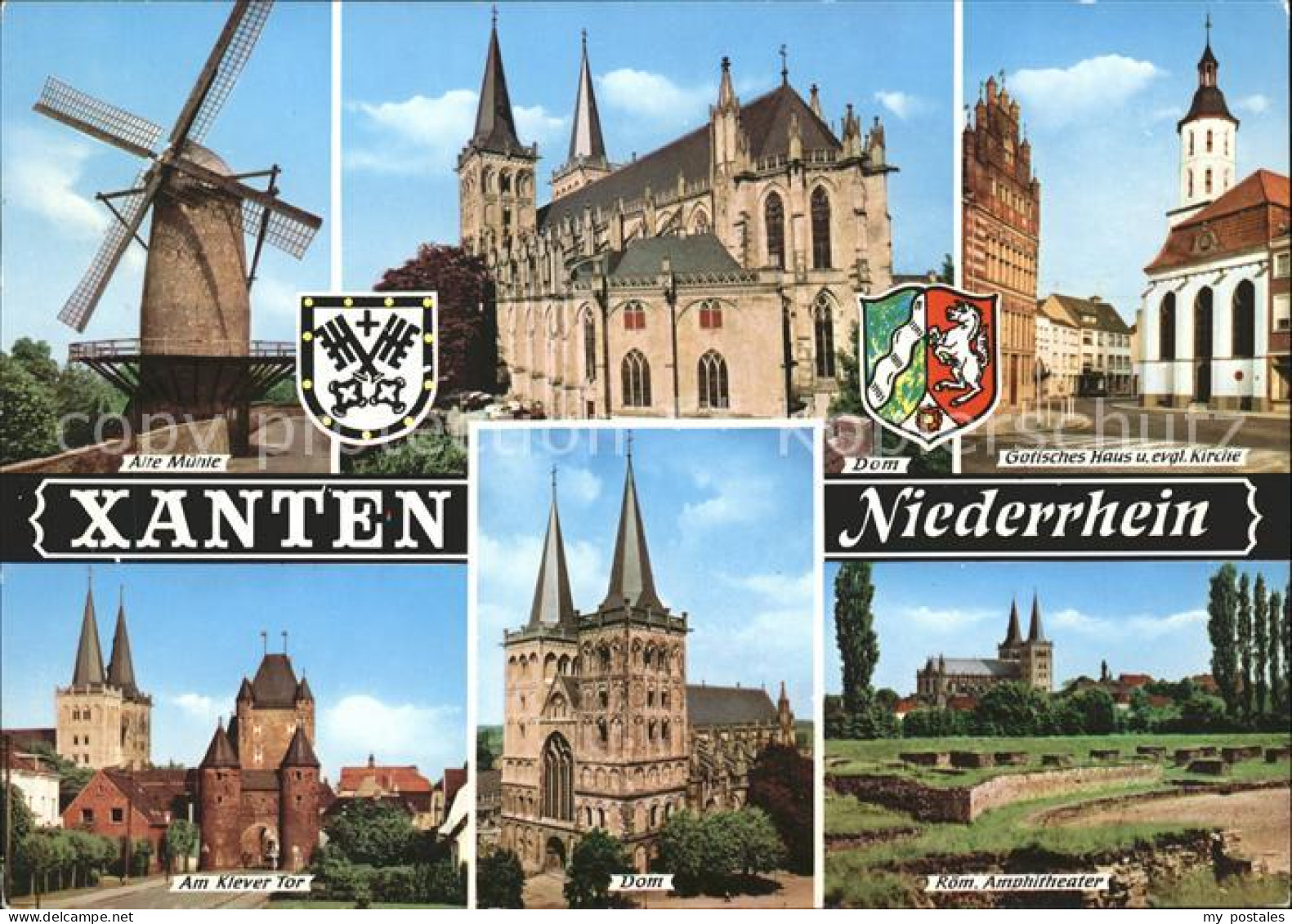 41550094 Xanten Alte Muehle Dom Got Haus Ev Kirche Klever Tor Roem Amphitheater  - Xanten