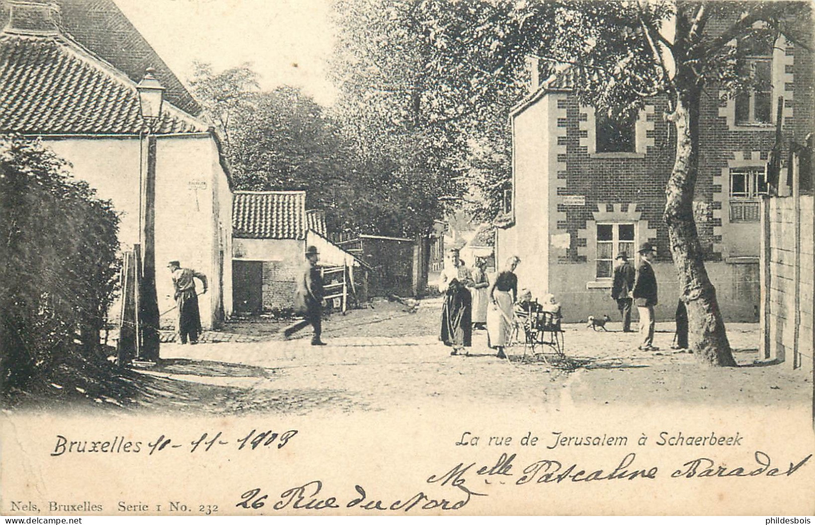 BELGIQUE  BRUXELLES  La Rue Jerusalem A Schaerbeek - Schaerbeek - Schaarbeek