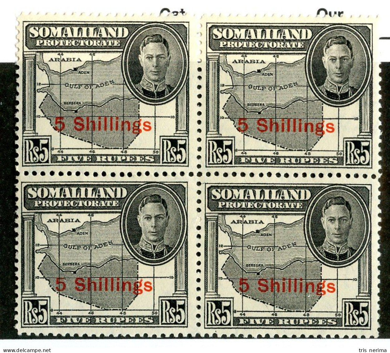 8198 BCXX 1951 Somaliland Scott # 126 MNH** Cv$136 - Somalilandia (Protectorado ...-1959)