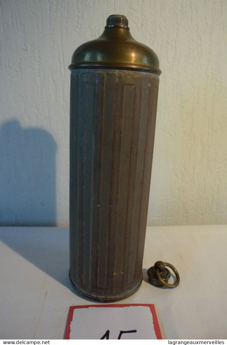 C15 Très Ancienne Bouillotte En Cuivre Old Copper Hot Water Bottle - Rame