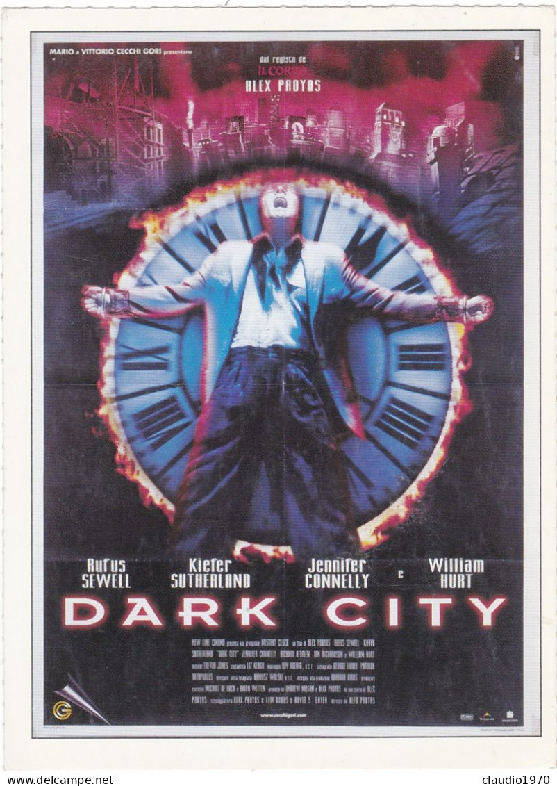 CINEMA - DARK CITY - 1997 - PICCOLA LOCANDINA CM. 14X10 - Cinema Advertisement