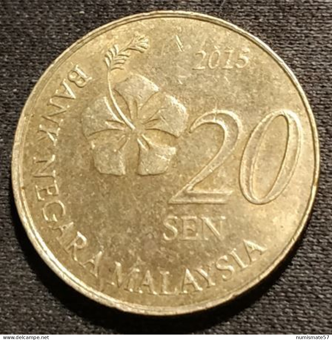 MALAISIE - 20 SEN 2015 - KM 203 - ( MALAYSIA ) - Malasia