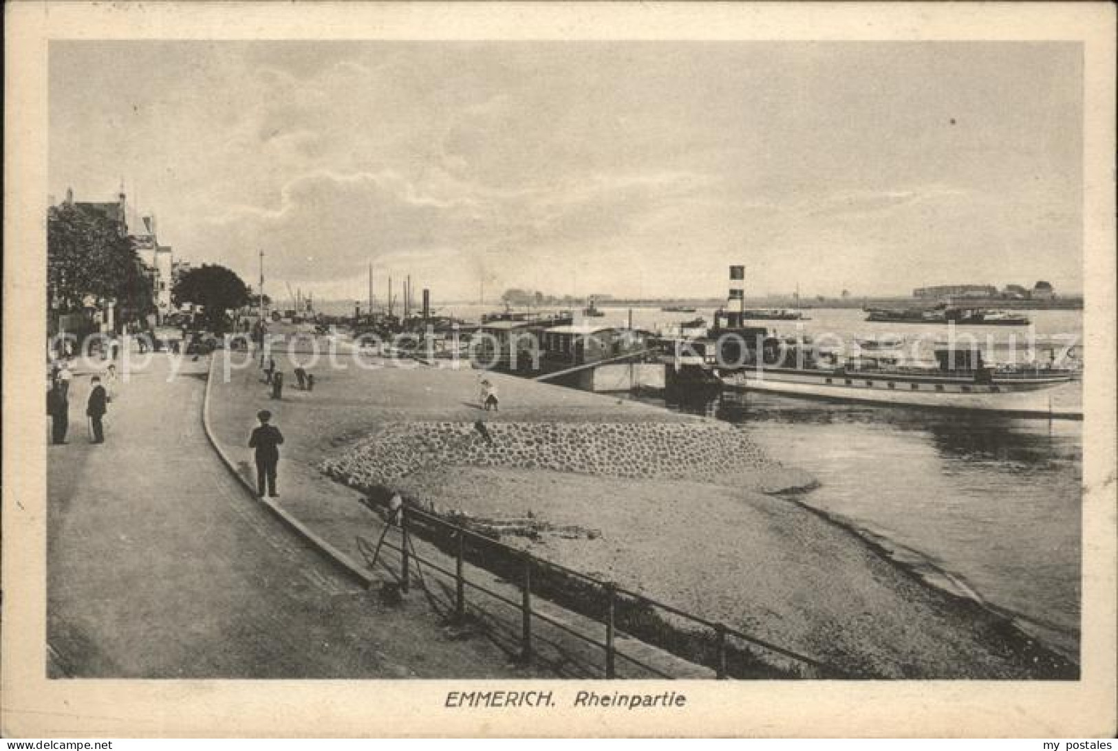 41549815 Emmerich Rhein Rheinpartie Frachter Emmerich Am Rhein - Emmerich