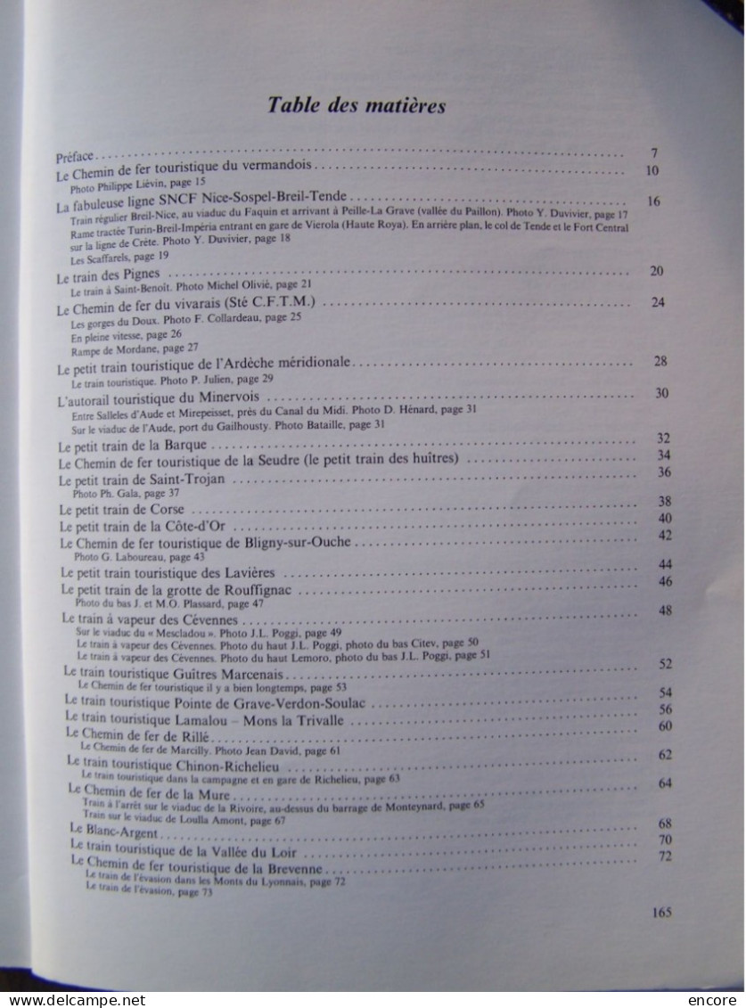 "LA BELLE HISTOIRE DES PETITS TRAINS TOURISTIQUES DE FRANCE"  100_2723 A 100_2725MHDY - Ferrocarril & Tranvías