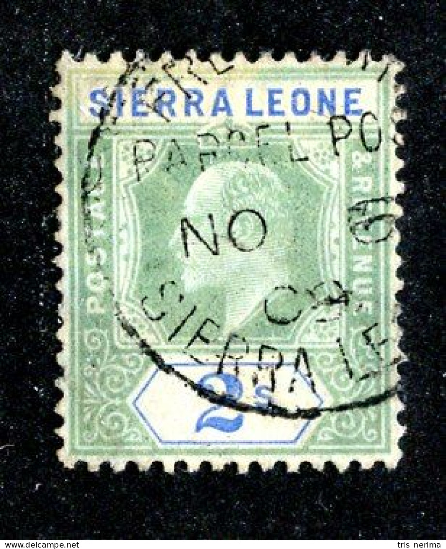 8201 BCXX 1904 Sierra Leone Scott # 87 Used Cv$40 - Sierra Leone (...-1960)