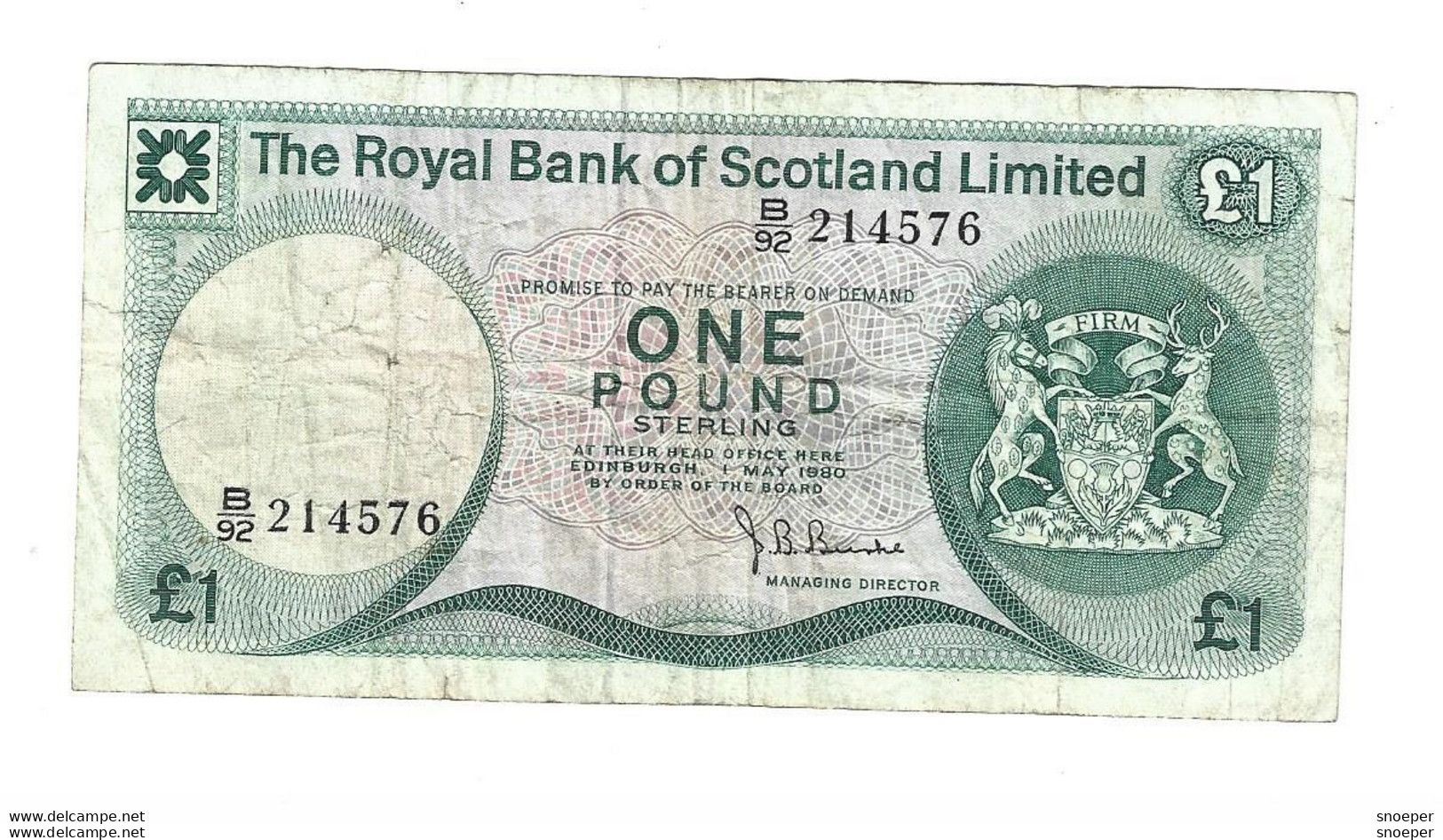 *scotland 1 Pound 1972/81   336 - 1 Pond