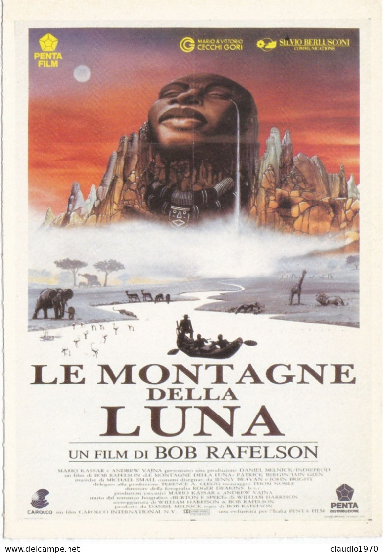 CINEMA - LE MONTAGNE DELLA LUNA - 1990 - PICCOLA LOCANDINA CM. 14X10 - Pubblicitari