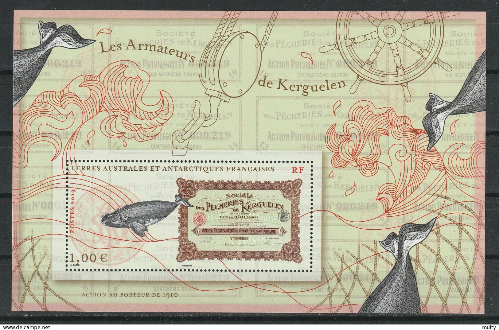 Franse Zuidelijke En Antarctische Gebieden Y/T Blok F685 ** MNH - Blocchi & Foglietti