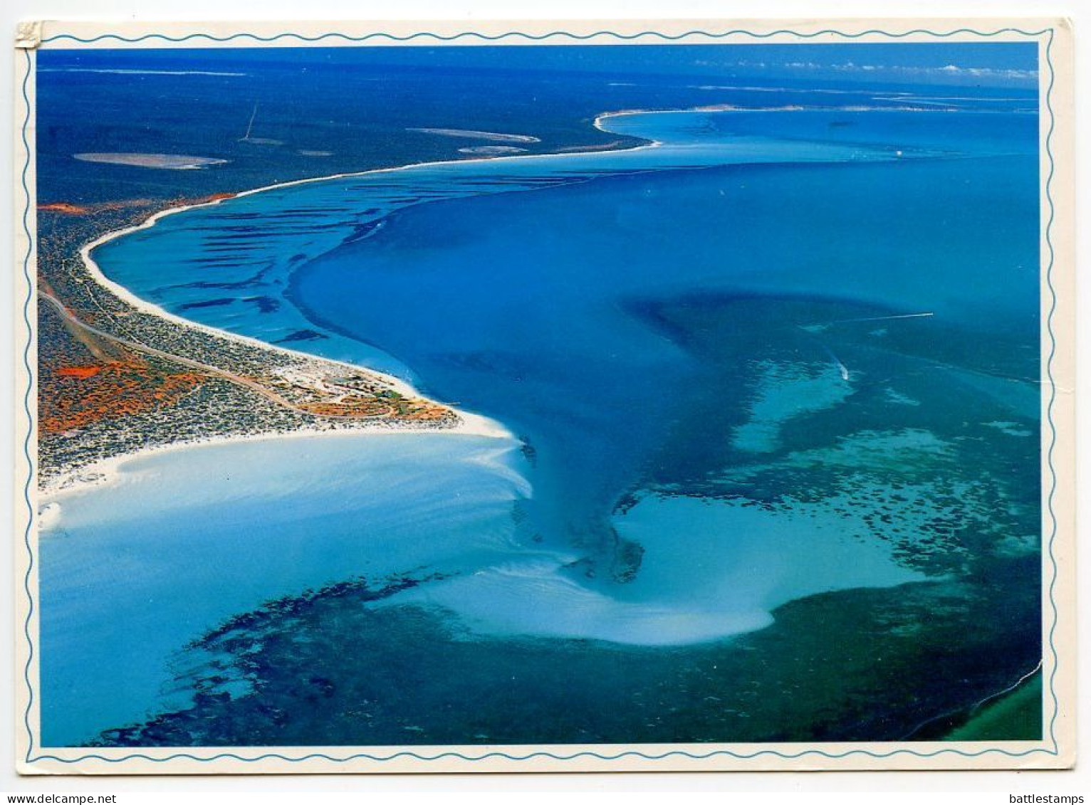 Australia 1995 Postcard Shark Bay - Western Australia; $1 National Trust Stamp; Broome Cancel - Sonstige & Ohne Zuordnung