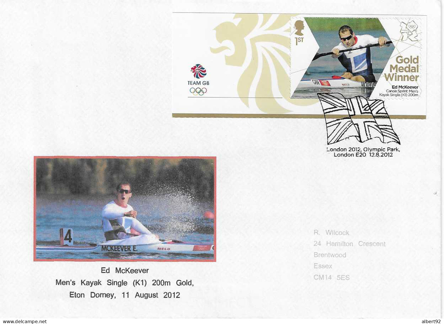 2012 Jeux Olympiques De Londres: E. Mckever Médaillé Or En Kayak 1 Course En Ligne 200m - Zomer 2012: Londen