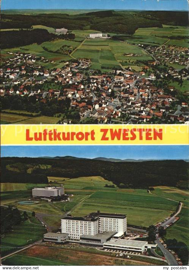41549480 Bad Zwesten Fliegeraufnahme Kurhaus Klinik Zwesten - Bad Zwesten