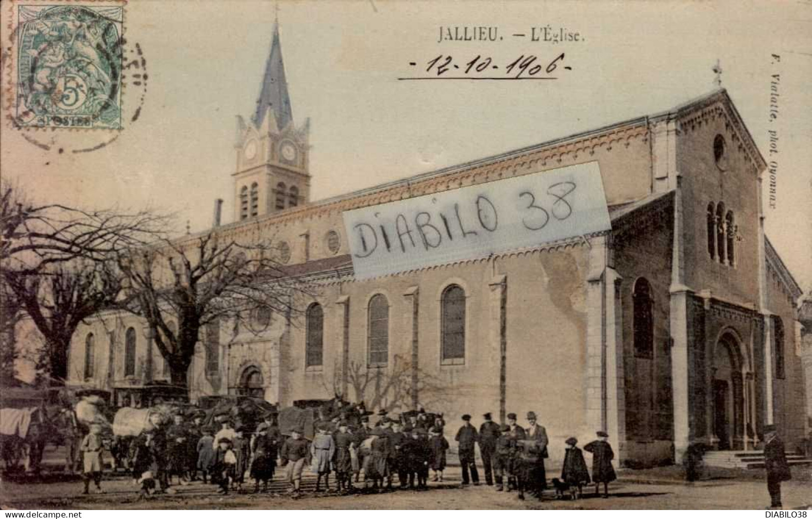 JALLIEU    ( ISERE )      L ' EGLISE - Jallieu