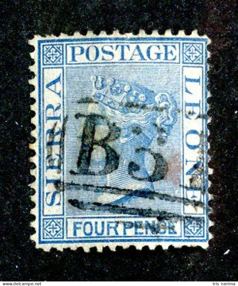 8207 BCXX 1883 Sierra Leone Scott # 29 Used Cv$32.50 - Sierra Leone (...-1960)