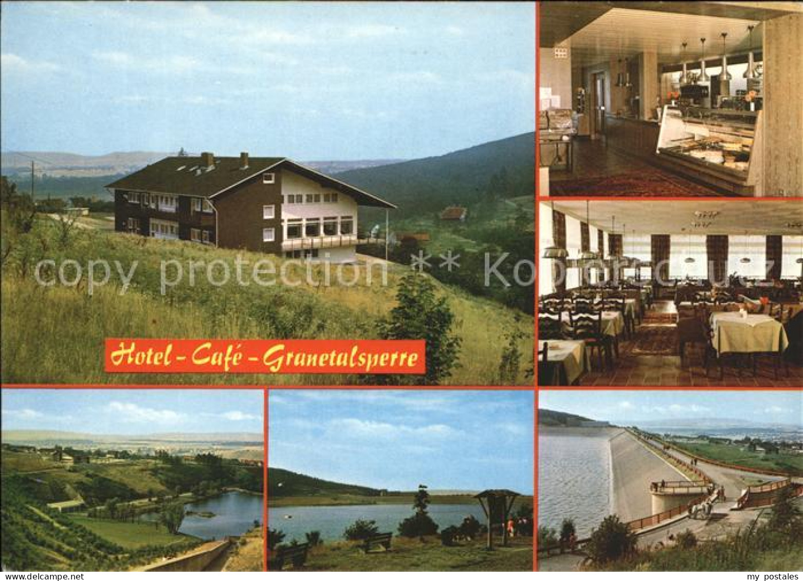 41549350 Langelsheim Hotel Cafe Granetalsperre Stausee Staumauer Naturpark Harz  - Langelsheim