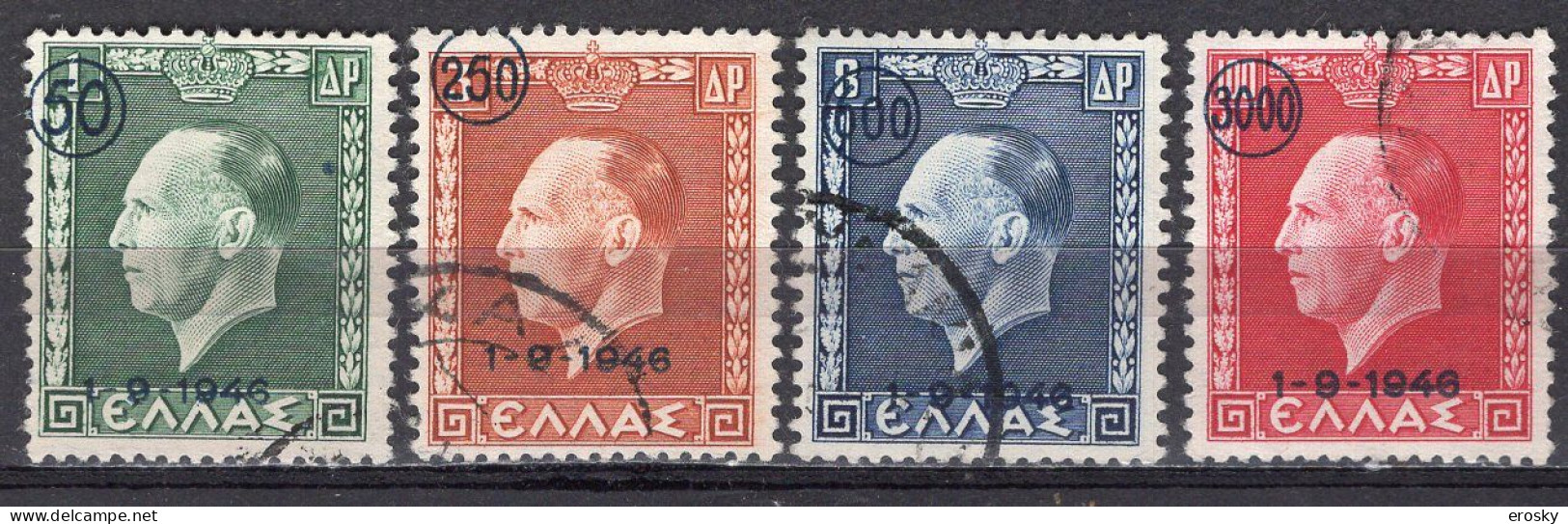 P4810 - GRECE GREECE Yv N°536/39 - Used Stamps