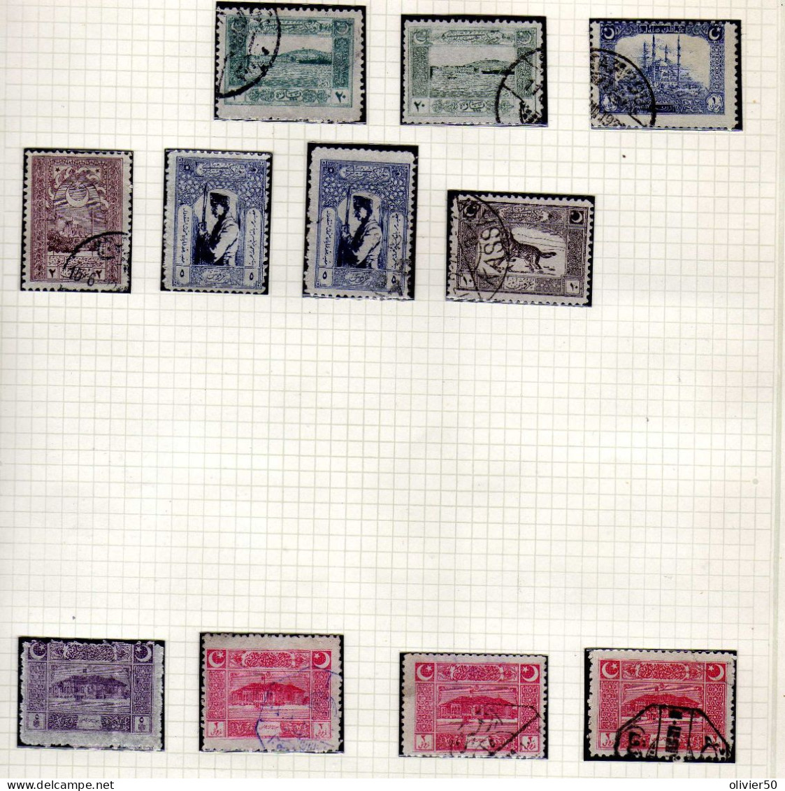 Turquie - (1921-23) -  Sites - Monuments -   Obliteres - Used Stamps