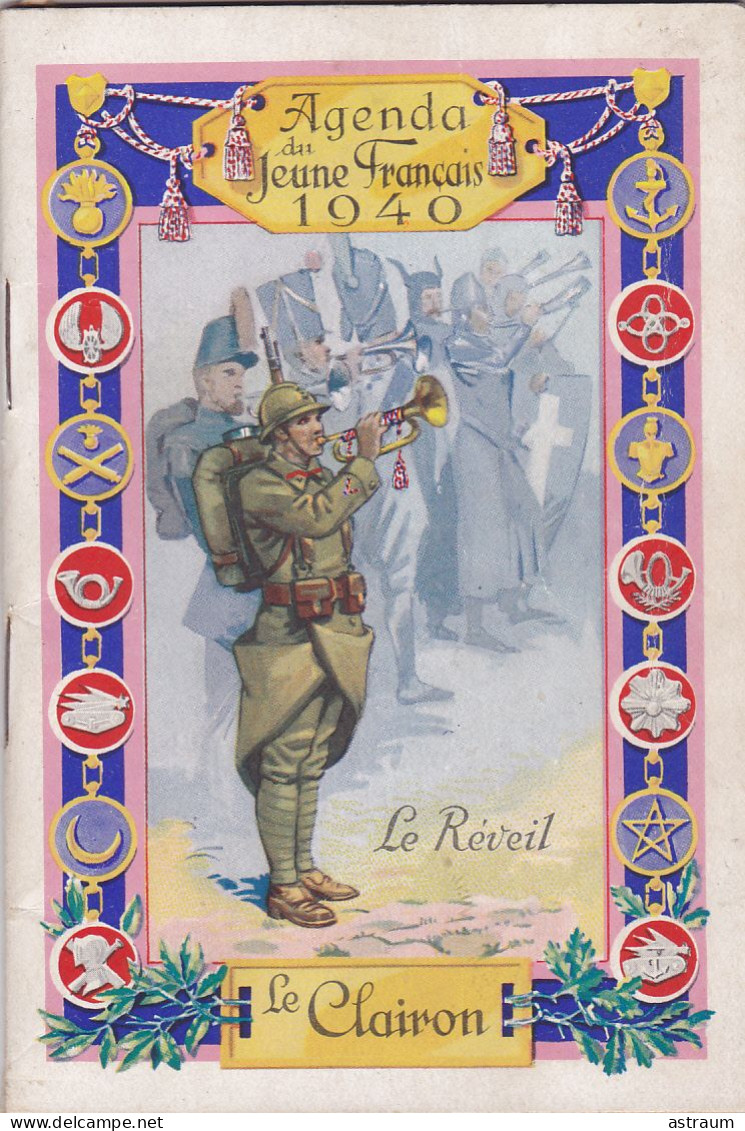 Almanach 1940 Calendrier Agenda Du Jeune Francais - Etat Quasi Neuf - Petit Format : 1921-40
