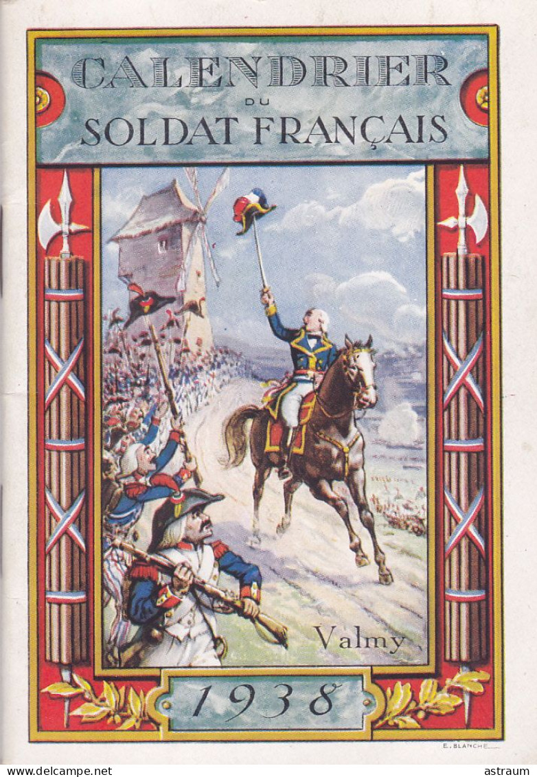 Almanach 1938 Calendrier  Du Soldat Francais -epoque Napoleon Valmy / Marengo - Etat Neuf - Tamaño Pequeño : 1921-40