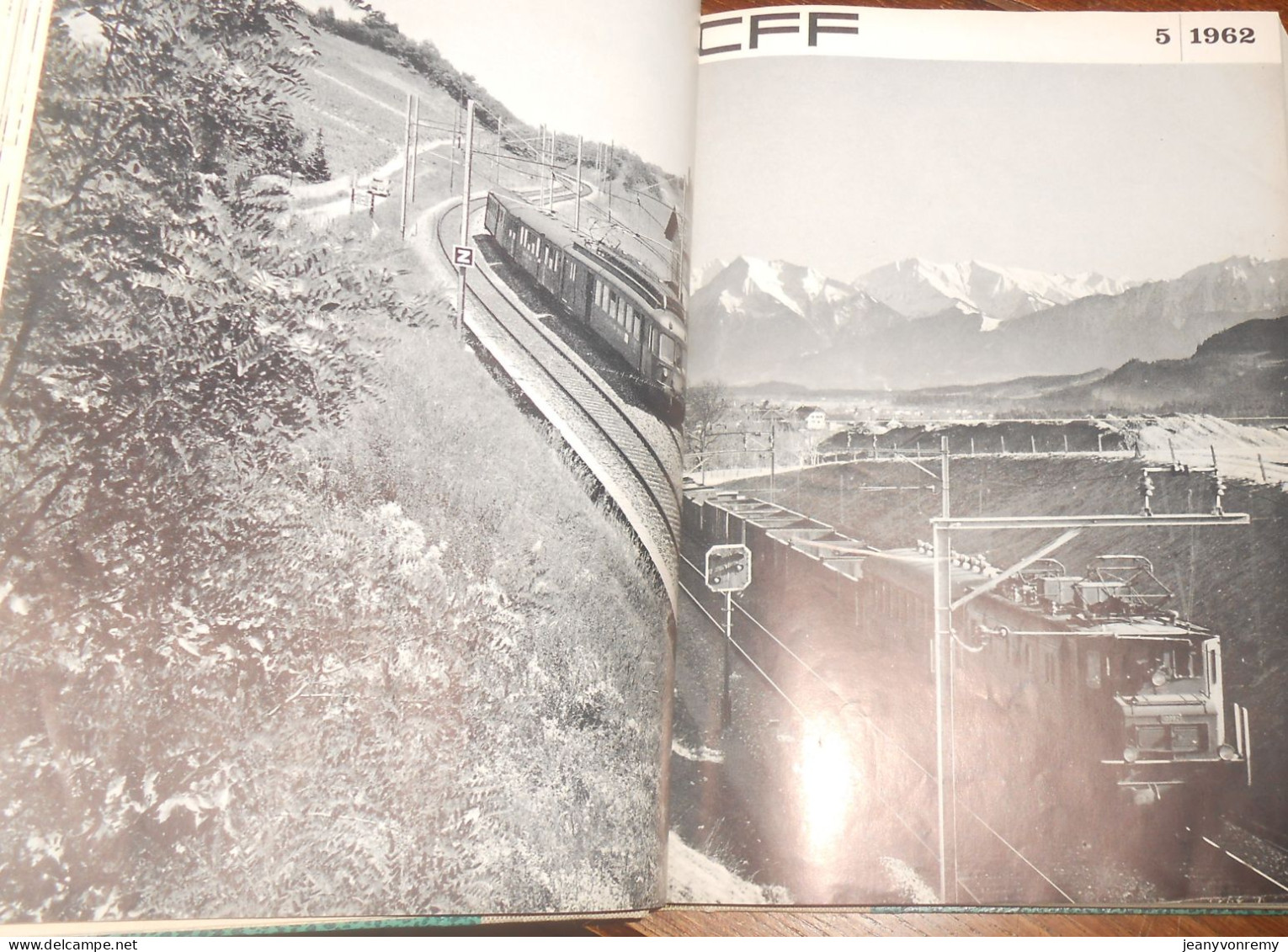 CFF. 23 revues reliées.1/1962 à 11/1963.