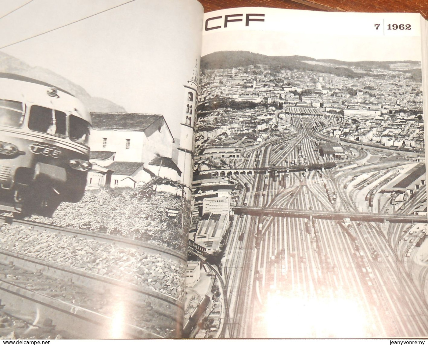 CFF. 23 revues reliées.1/1962 à 11/1963.