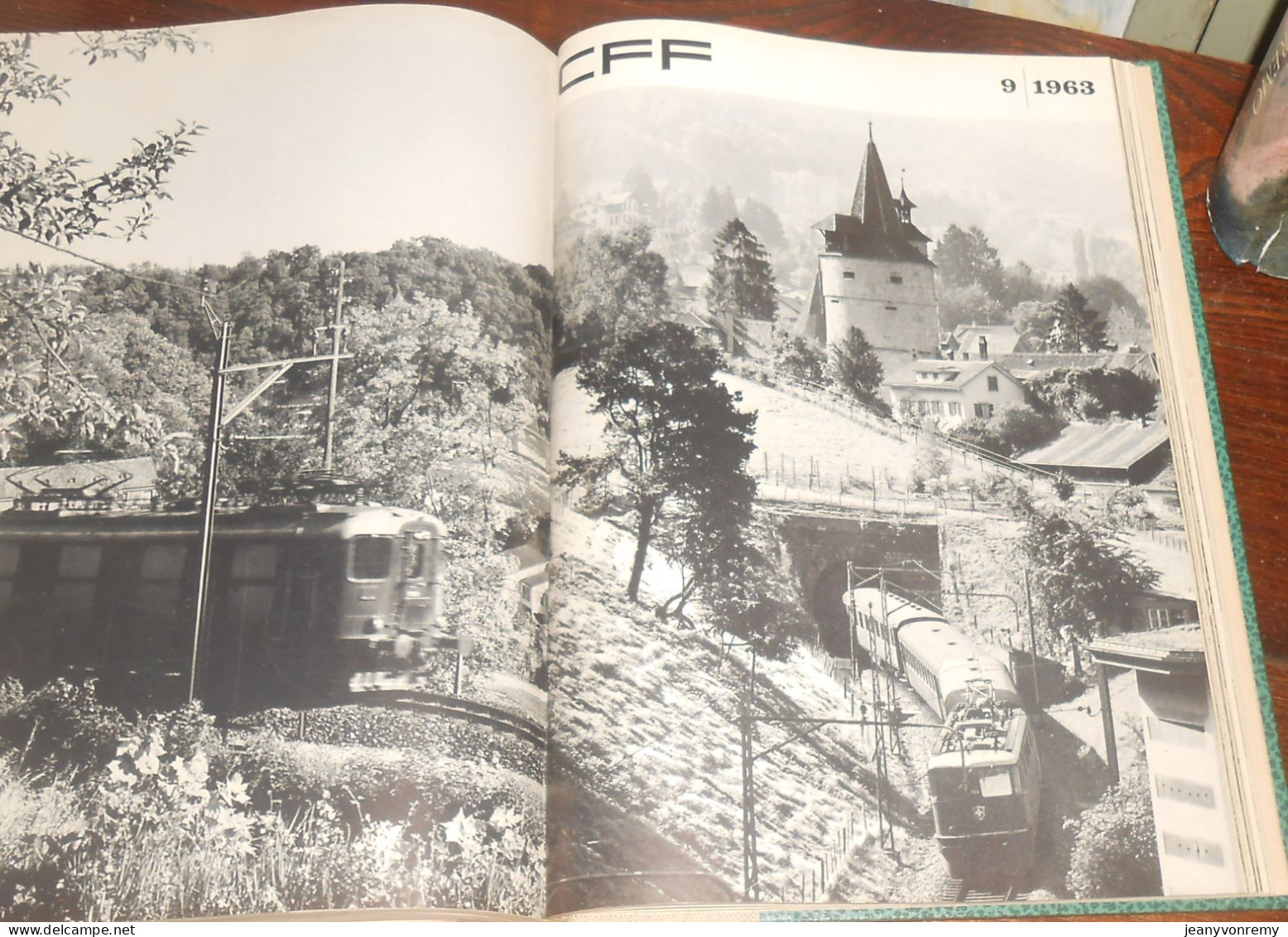 CFF. 23 revues reliées.1/1962 à 11/1963.