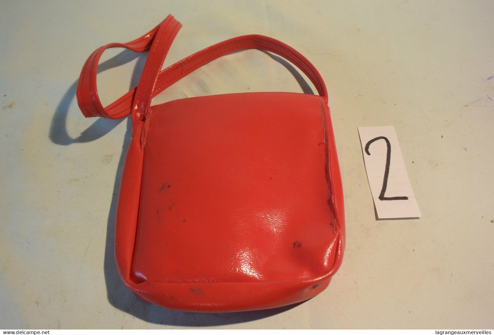 C2 Sac à Main Cartable Vintage Rouge - Lederwaren