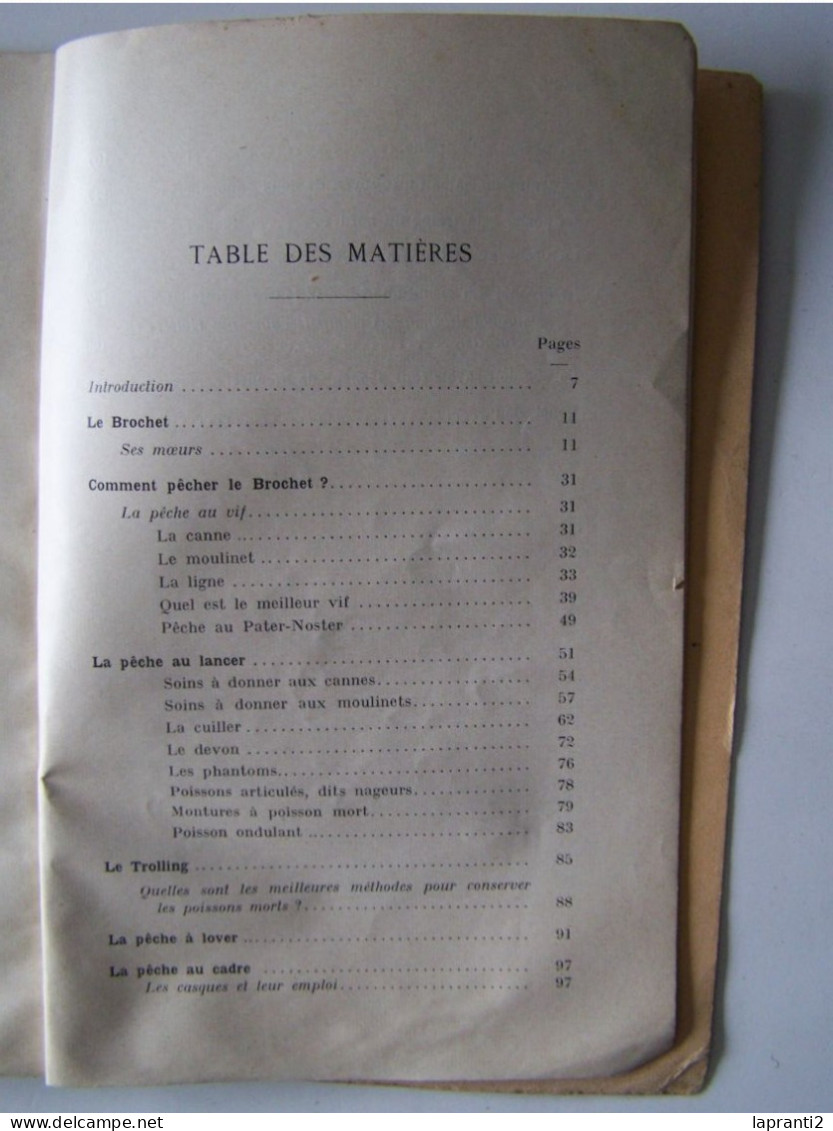 LA PECHE. "LE BROCHET. PECHES SPORTIVES ET AUTRES" - Chasse/Pêche